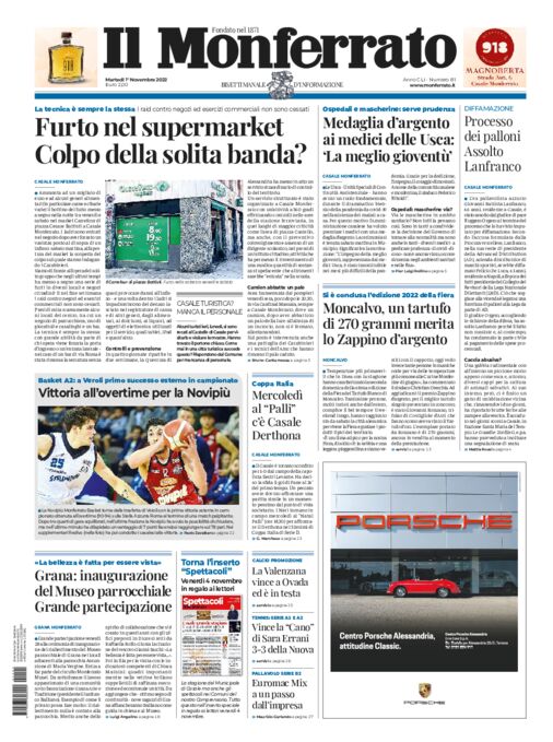 Il Monferrato - Edizione 81 del 01/11/2022